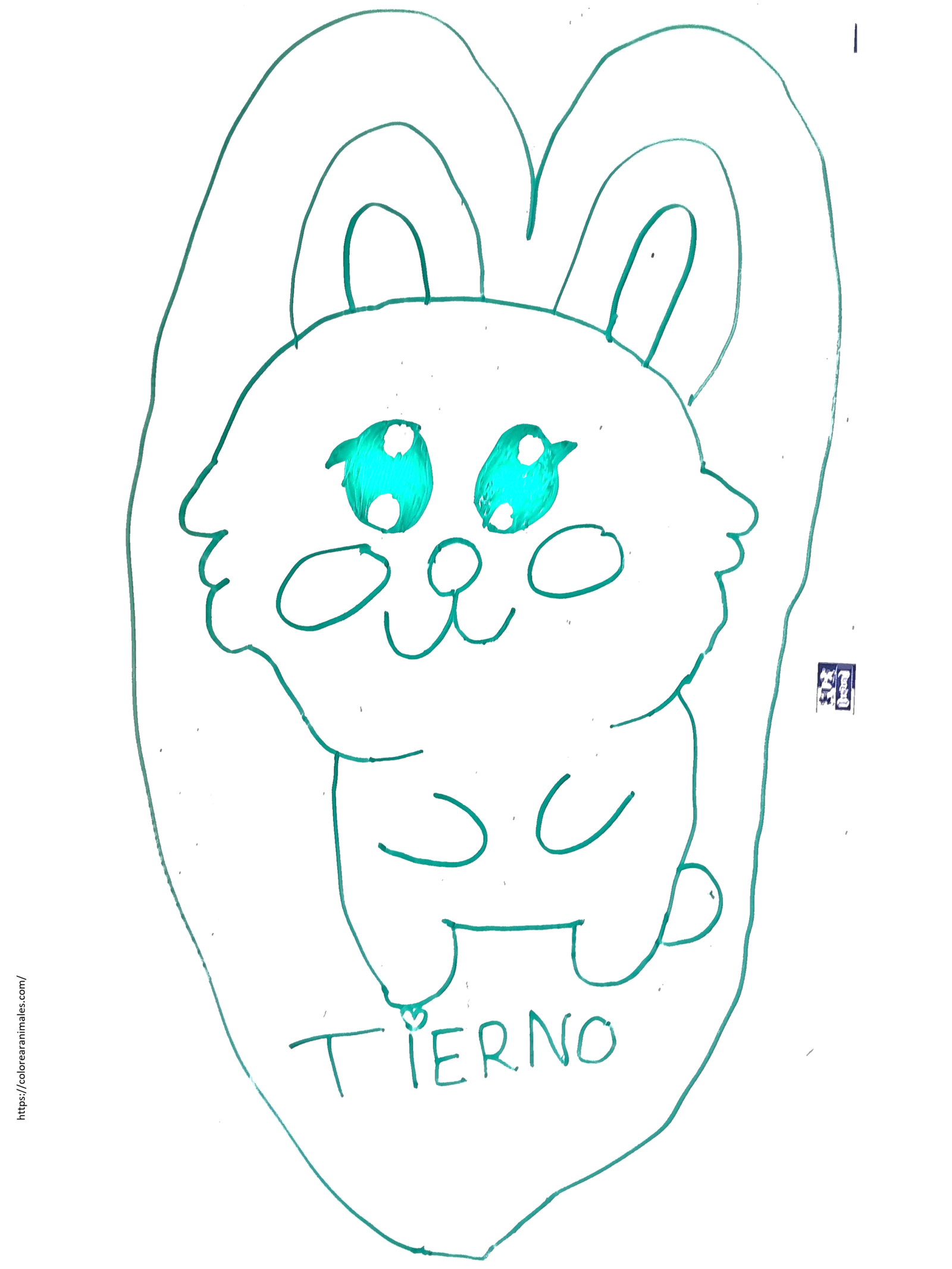dibujo de conejo tierno dentro de una zanahoria para colorear a lapiz, original y divertido para ninos